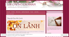Desktop Screenshot of loichungcanhan.com